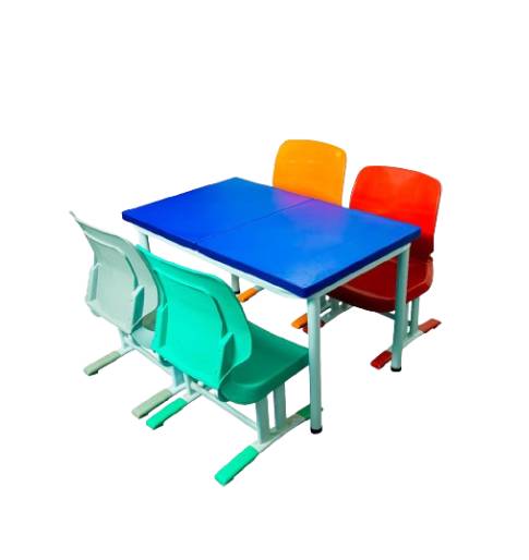 Conjunto Slim Coletivo Infantil - 4 Cadeiras