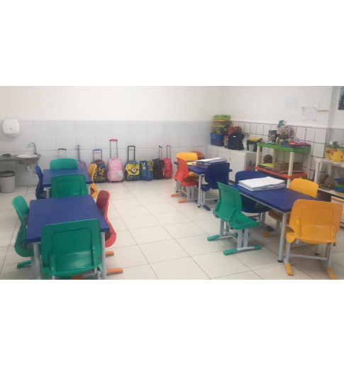 Conjunto Slim Coletivo Infantil - 4 Cadeiras