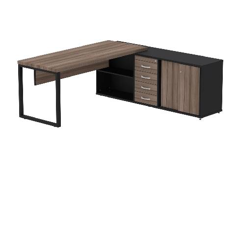 Mesa L Pé Balcão TUB 04 Gaveta