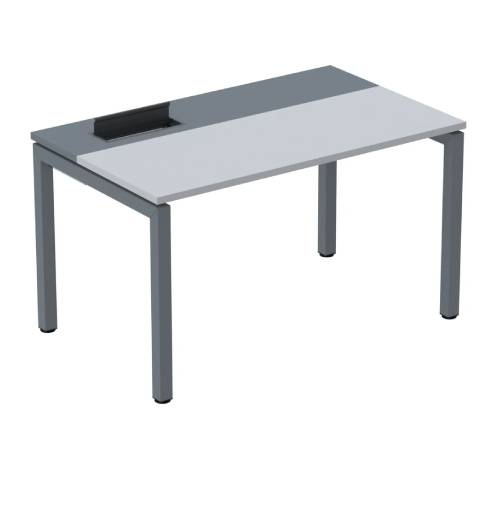 Mesa Plataforma Simples 01 Pessoa - Pé Aço