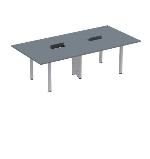 Mesa Reunião 2400 - Pé Aço