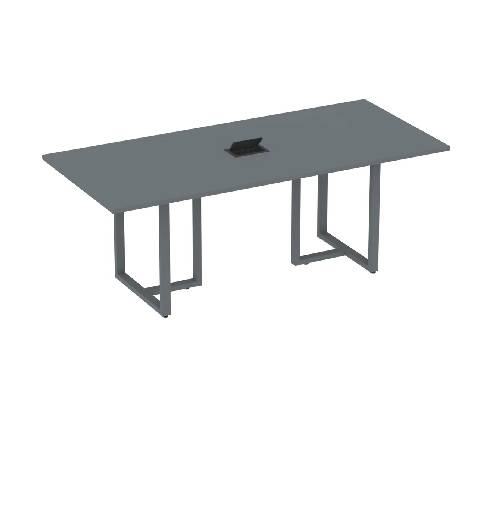 Mesa Reunião Retangular Power Box