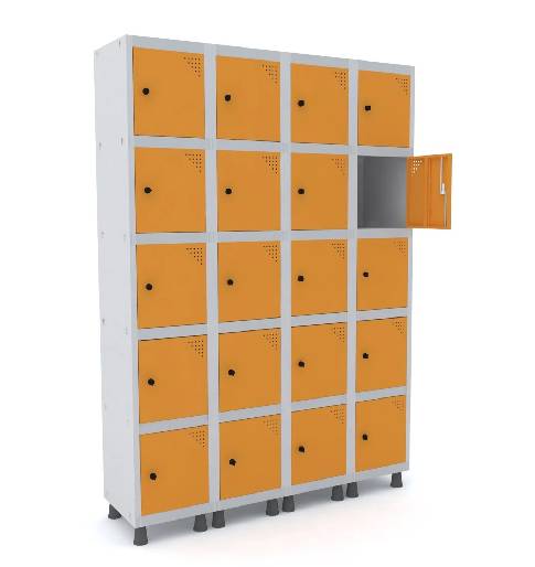 Roupeiro 20 Portas Pequenas Lisas